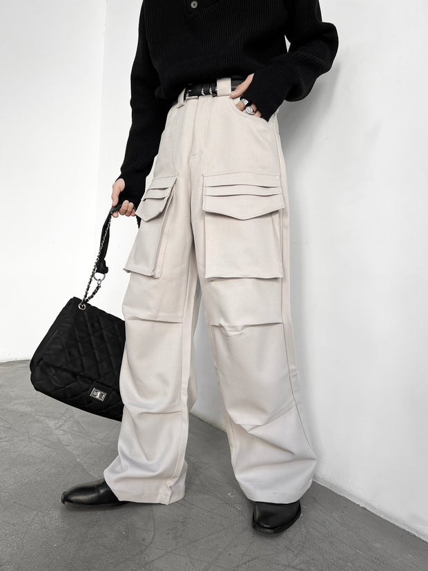 フレアカーゴパンツ(Pt675-grey) - 韓国メンズファッション通販サイト 